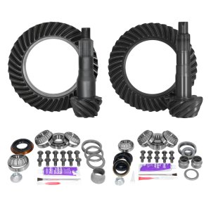 Toyota Tacoma Ring & Pinion Gear Kit - Front + Rear - Yukon Gear & Axle - 4.88 Ratio, with Installation Kits for 8.75/8IFS Differential - `16-`27